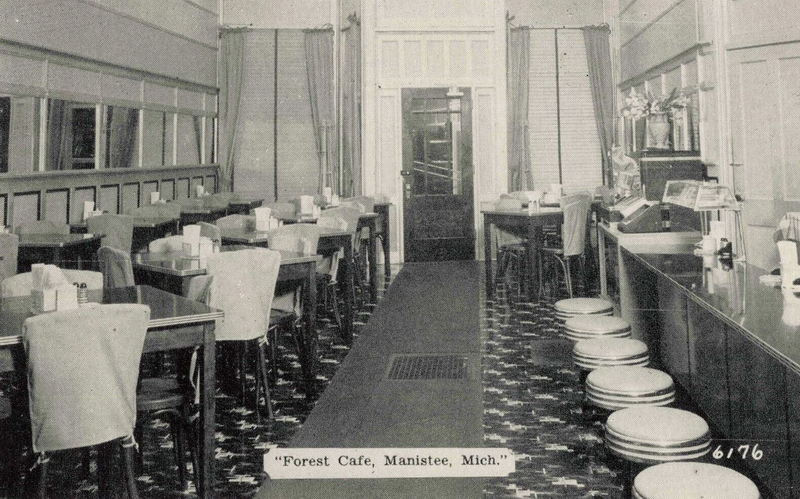 Forest Cafe - Vintage Postcard (newer photo)